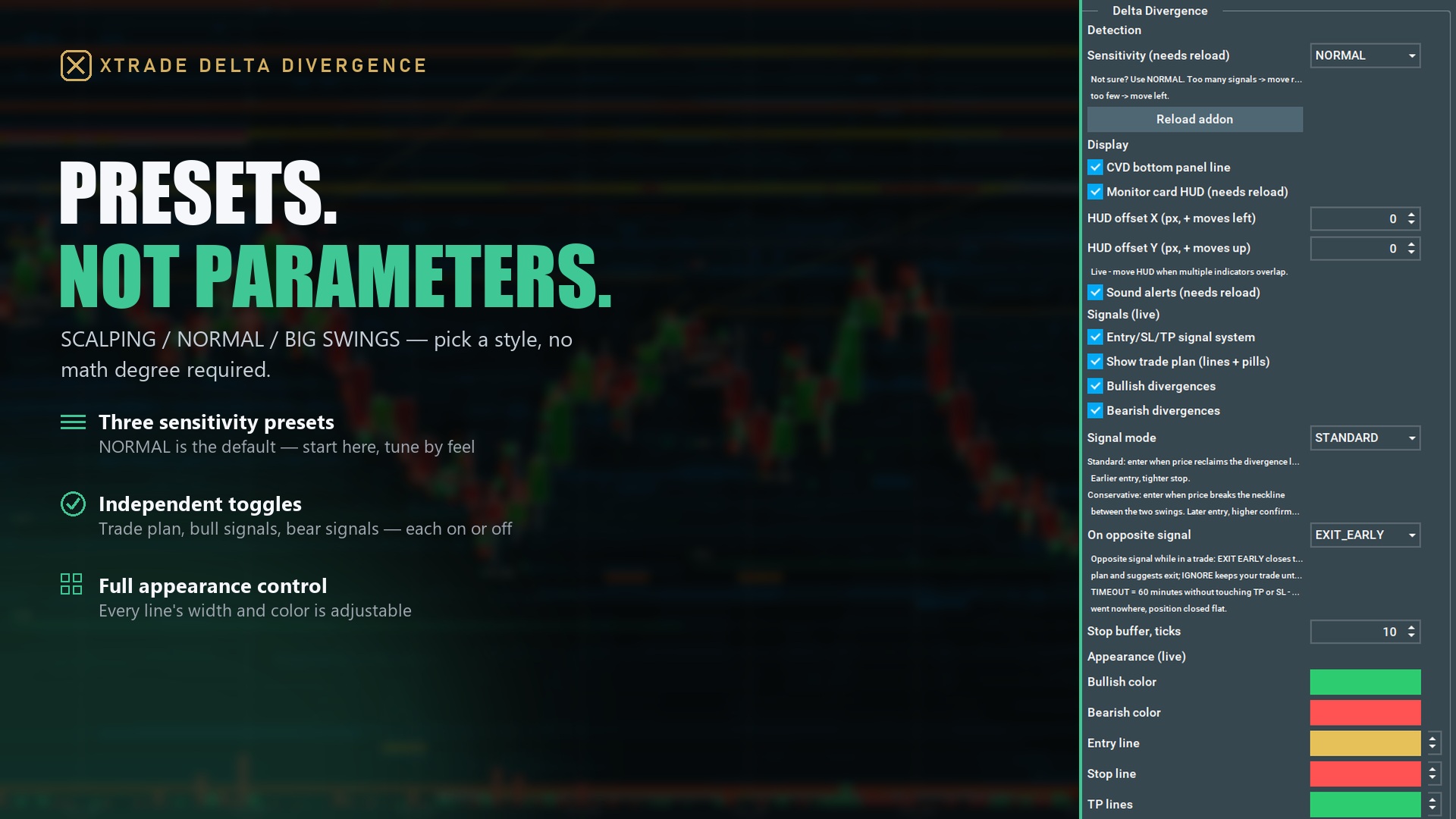 Xtrade Delta Divergence — screenshot 5